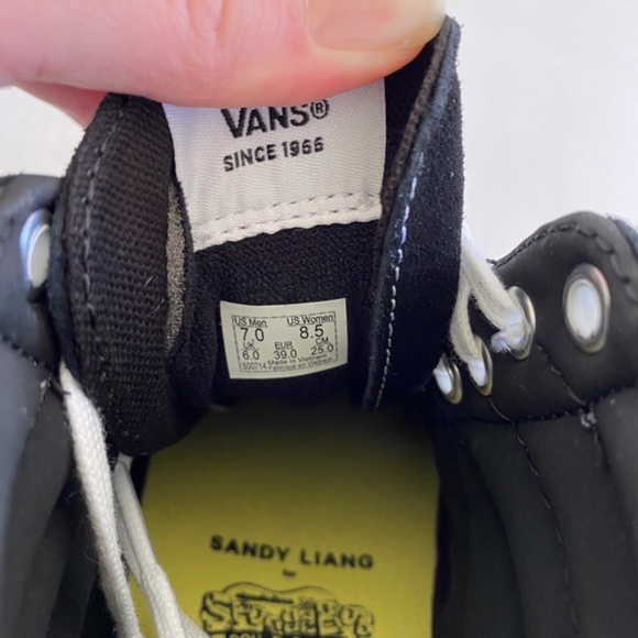 NEW Vans SpongeBob Sandy Liang Sk8-Hi 38 DX Shoes Patchwork 8.5 Women / 7 Men - Picture 12 of 16